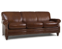 Smith Brother's 383 Style Leather Sofa.