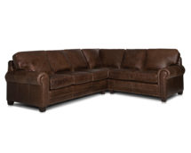 Smith Brothers 393 Leather Sectional.2
