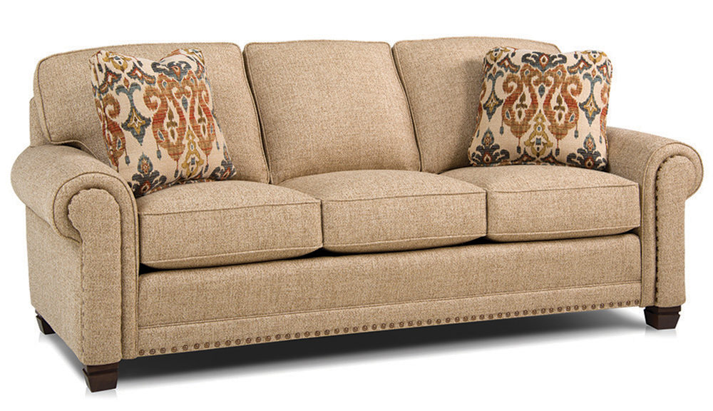 Smith Brother's 393 Style Fabric Sofa.
