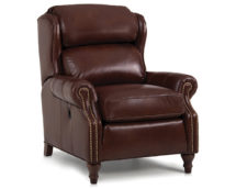 Smith Brother's 932 Style Leather Tiltback Chair.