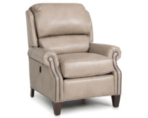 Smith Brother's 951 Style Leather Tiltback Chair.