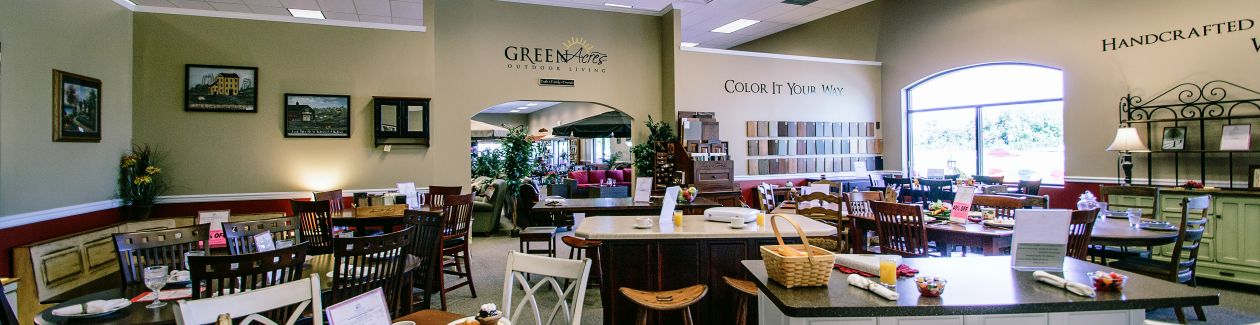 Green Acres show room display.