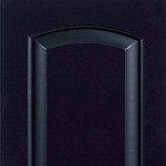Black paint swatch.