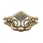 Vintage brass drawer pull.