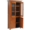 Coventry Bookcase w/ 4 Doors, Open.