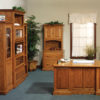 Highland Barrister Bookcase Unit Office Room Scene.