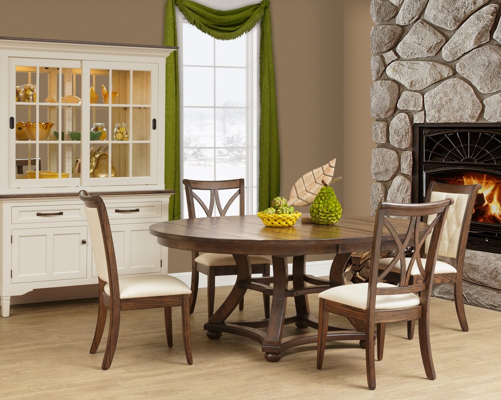 Marshfield dining room table and chairs.