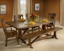 Westin dining room table , chairs and bench.