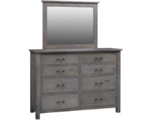 Heirloom Double Dresser with mirror.