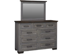 Hudson Double Dresser with mirror.