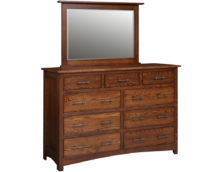 Mission Triple Dresser with mirror.