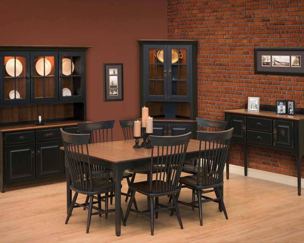 Plymouth dining set with table and chairs.