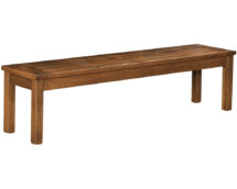 Cattleman's Ranch Bench Wood Seat