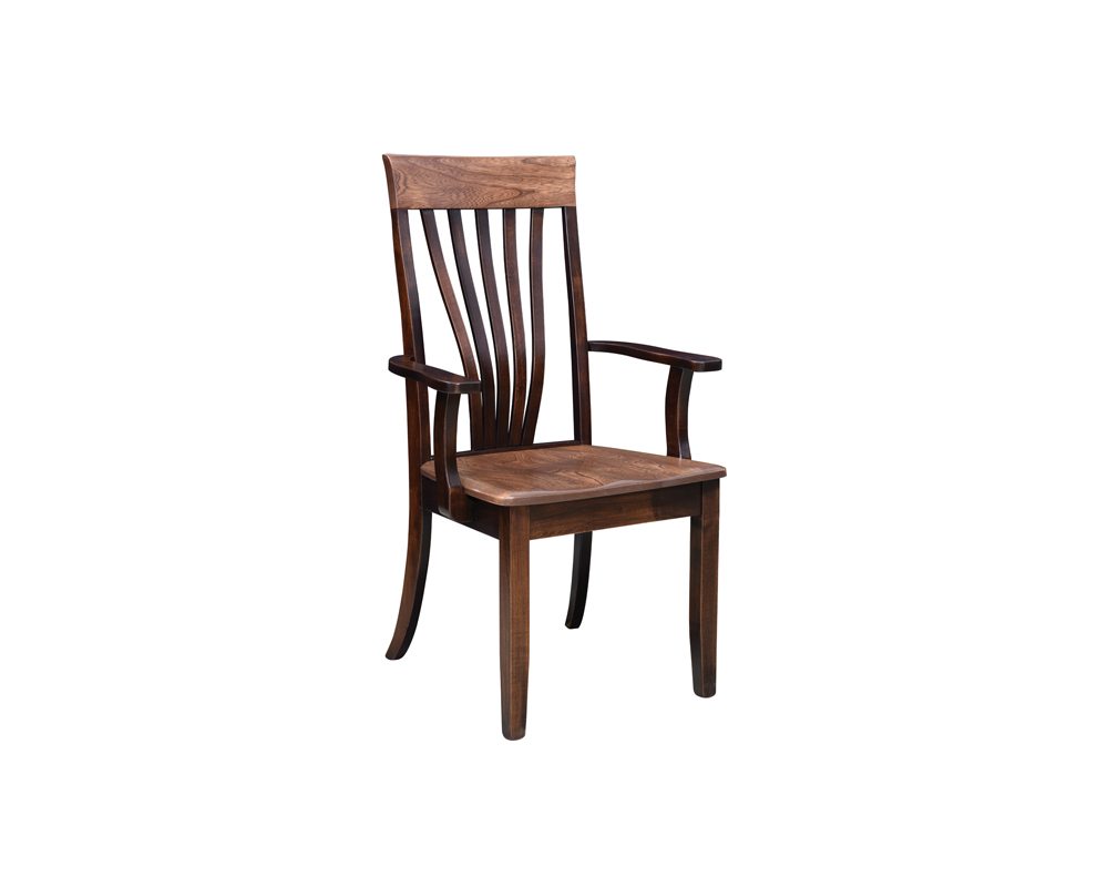 Nashville dining chair with arms.