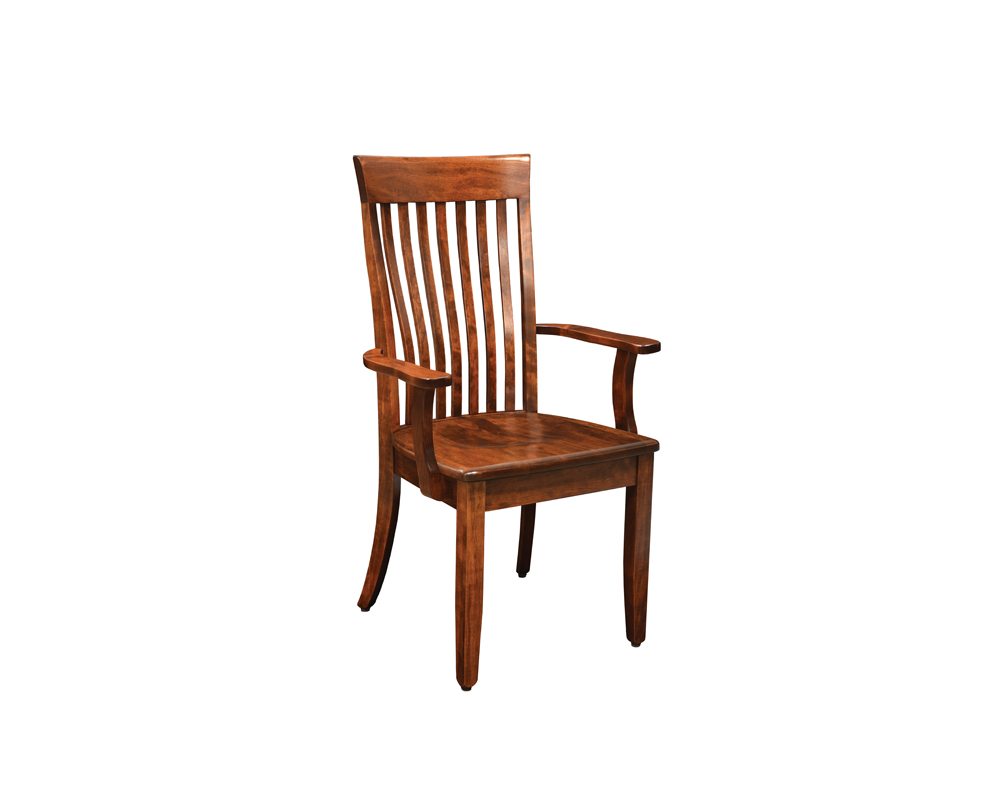 Portland dining chair with arms.