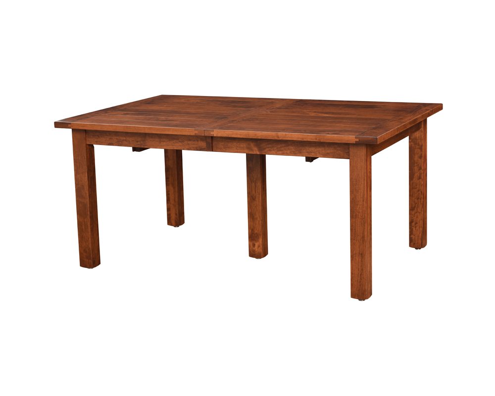 Square sutter mills dining table.