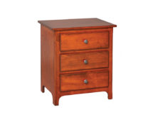Plymouth 3 Drawer Nightstand.