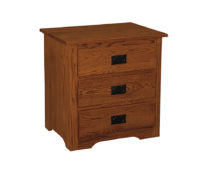 Mission 3 Drawer Nightstand.