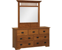 Mission 7 Drawer Dresser.