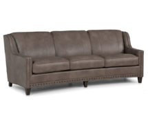 Smith Brother's 227 Style Leather Sofa.