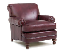 Smith Brother's 346 Style Leather Chair.