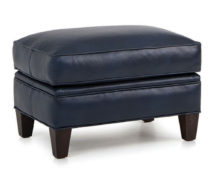 Smith Brother's 225 Style Leather Ottoman.