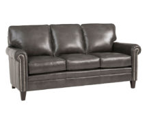 Smith Brother's 234 Style Leather Sofa.