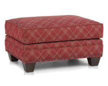 Smith Brother's 235 Style Fabric Ottoman.