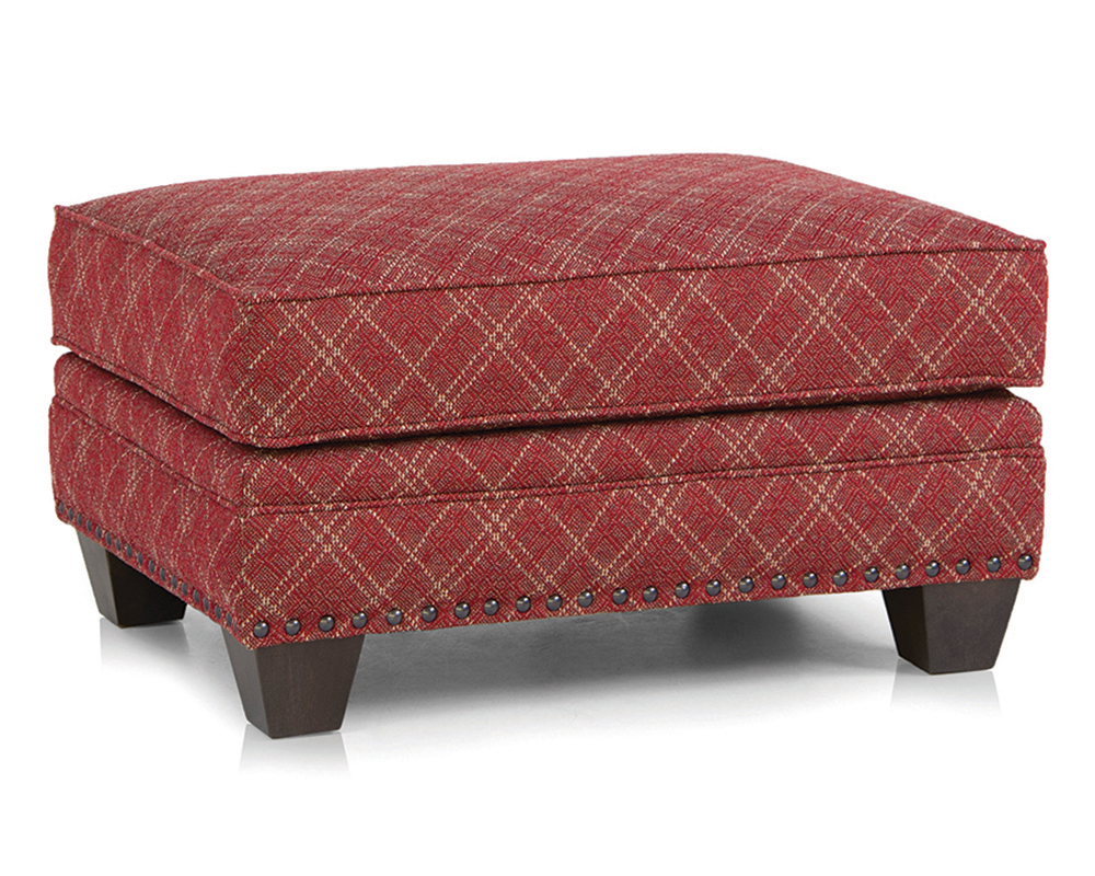 Smith Brother's 235 Style Fabric Ottoman.