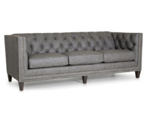 Smith Brother's 243 Style Leather Sofa.