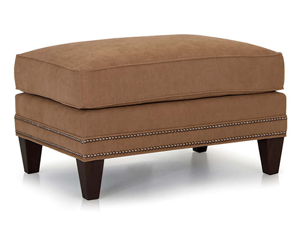 Smith Brother's 243 Style Fabric Ottoman.