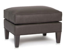 Smith Brother's 248 Style Leather Ottoman.