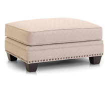 Smith Brother's 253 Style Fabric Ottoman.