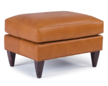 Smith Brother's 261 Style Leather Ottoman.