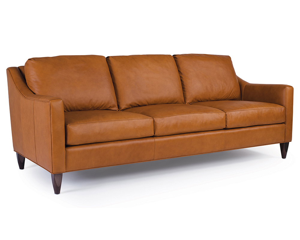 Smith Brother's 261 Style Leather Sofa.