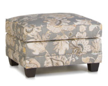 Smith Brother's 266 Style Fabric Ottoman.