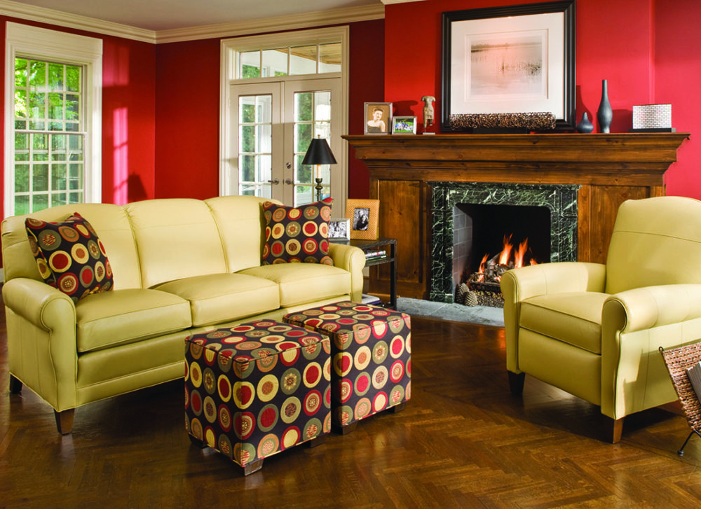SB374 Leather Sofa - Image 2