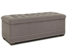 Smith Brother's 895 Style Fabric Storage Ottoman.