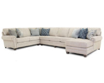 Smith Brother's 253 Style Fabric Sectional.