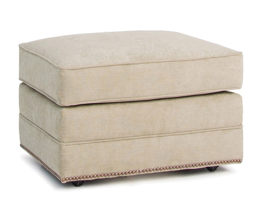 Smith Brother's 500 Style Fabric Ottoman.