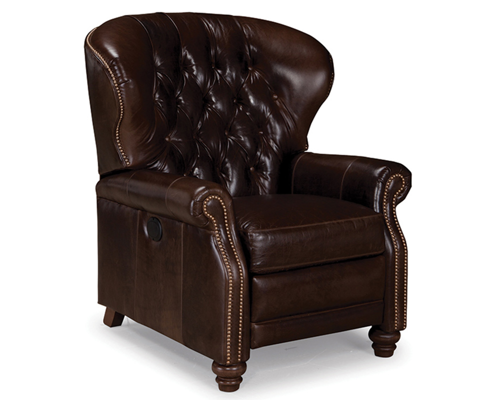 Smith Brother's 522 Style Leather Recliner.