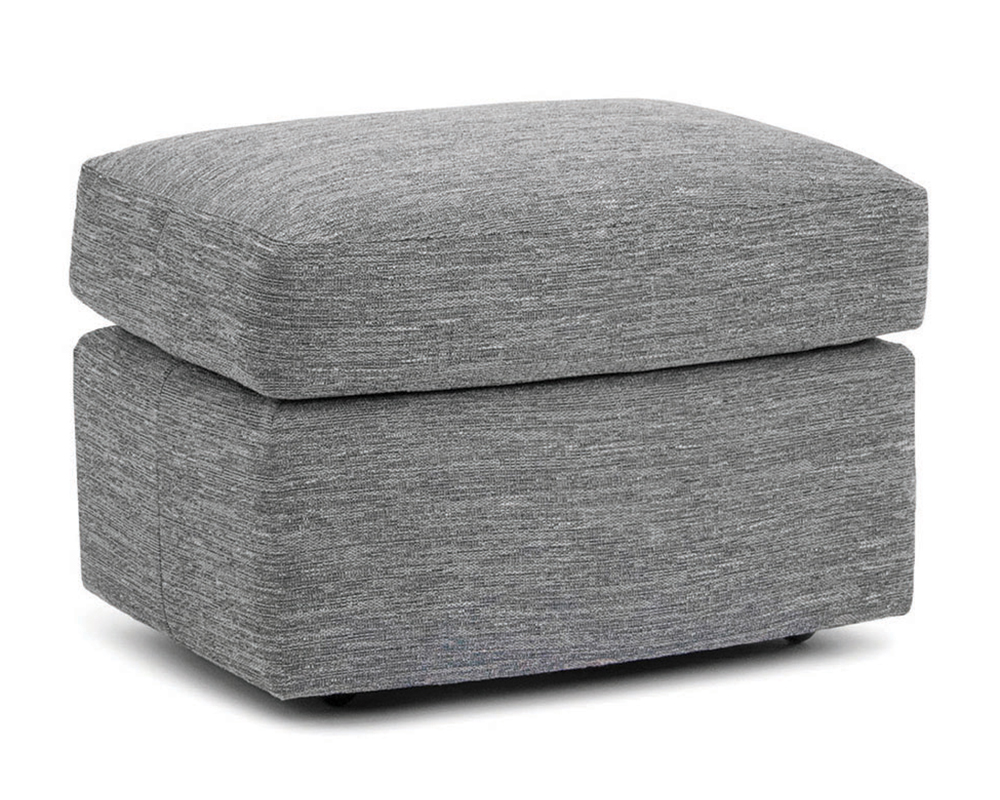 Smith Brother's 534 Style Fabric Ottoman.