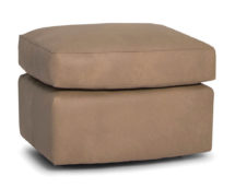 Smith Brother's 534 Style Leather Ottoman.