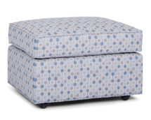 Smith Brother's 549 Style Fabric Ottoman.