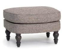 Smith Brother's 568 Style Fabric Ottoman.