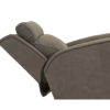 Smith Brother's 736 Style Leather Recliner with headrest adjusted.
