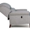 Smith Brother's 951 Style Fabric Tiltback Chair, in tiltback position.