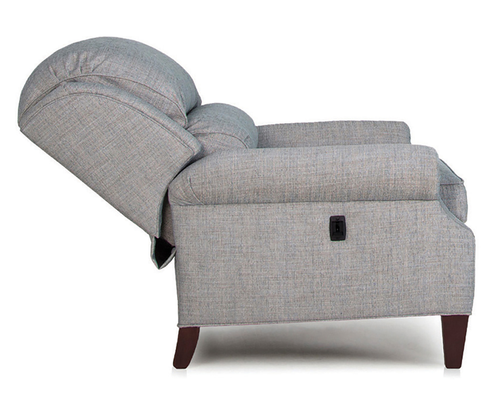 Smith Brother's 951 Style Fabric Tiltback Chair, in tiltback position.