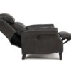 Smith Brother's 503 Style Leather Recliner Chair, in reclining position.