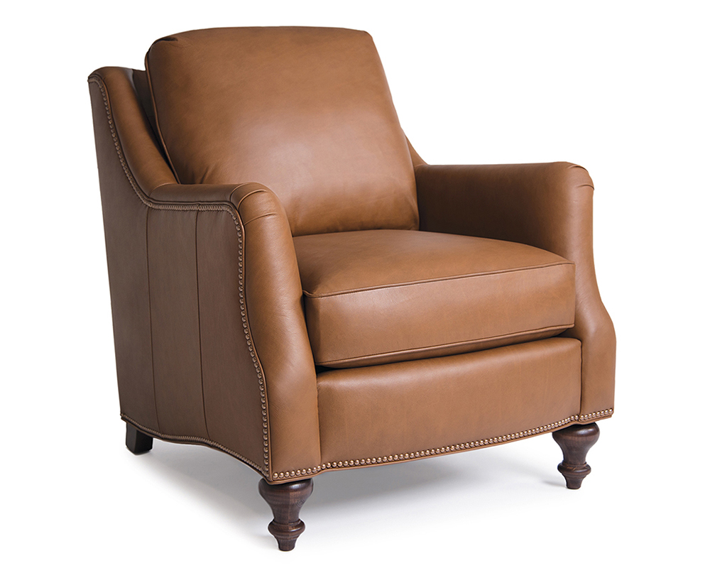 Smith Brother's 263 Style Leather Chair.
